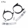 Uxcell Rubber Cushion Strut Clamp 4pcs 5-15 32 Cushioned Rigid Steel Pipe For Mounting Pex Tubing To Channels
