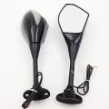 Smt-turn Signal Mirrors Compatible With 2003-2012 Cbr 600rr 2004-2007 Cbr1000rr Gloss Bkc B00rnitc7y