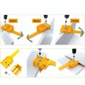 Artisanshow 8pcs Woodworking Dowel Jig Pocket Hole Wood Drillinging Saw Kit Metal Dowel Pins 6 8 10mm Bits Drill Guide