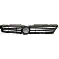Front Grille Assembly For Volkswagen Jetta 2011 2012 2013 2014 Textured Gray Shell And Insert With Black Molding Plastic 