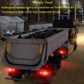Npauto 14pcs Trailer Marker Led Lights 4x2 Inch Double Bullseye 7 Amber Red 10 Side Light Indicator Surface Mount For Truck Rv
