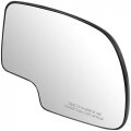 Ocpty Passenger Side Mirror Glass Smooth Non-heated Replacement For 2003-2006 Cadillac Escalade Esv 2002-2006 Chevrolet
