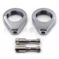 Httmt Turn Signal Indicator Relocation 39mm Fork Clamp Mount Compatible With H-d Cruise Chopper
