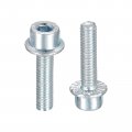 M4x16mm Flanged Socket Head Cap Screws 10pcs 8 Grade Carbon Steel Hex Serrated Flange Bolts Machine 
