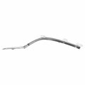 Ma1214105 Front Lower Grille Molding Compatible With Mazda 3 2014-2016 Passenger Right Side Smooth Chrome