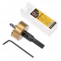 Uxcell 32mm Hss Drill Bit Hole Saw Titanium Plated For Stainless Steel Metal Alloy