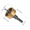 Uxcell 32mm Hss Drill Bit Hole Saw Titanium Plated For Stainless Steel Metal Alloy