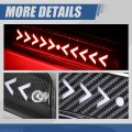Sequential Arrow Led Rear Tail Center High Mount Stop Lamp Third Brake Light Compatible With Dodge Ram 1500 2500 3500 09-18