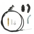 Wflnhb Carburetor Valve Plunger And Choke Cable Rebuild Kit Replacement For Honda Foreman Rubicon 500 Trx500 2001-2013