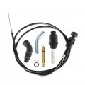 Wflnhb Carburetor Valve Plunger And Choke Cable Rebuild Kit Replacement For Honda Foreman Rubicon 500 Trx500 2001-2013