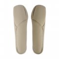 X Autohaux Pair Microfiber Leather Car Front Seat Armrest Cover Replacement Beige For Honda Crv 2007-2009