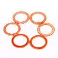 Copper Crush Washers Id 16mm 6 Pack 