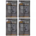 Niche Brake Pad Set For Bmw R1150gs Hp2 R1200r R1200s R1200c R1150r 34117690170 Front Semi-metallic 4 Pack
