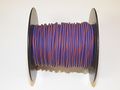 Violet Orange Striped 18 Ga Awg Gxl Wire 100 Spool For Automotive Truck Motorcycle Rv General Purpose Copper 94 O D Abrasion 