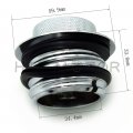 Httmt Mt249-039-r-cd Chrome Pop Up Gas Cap Vented Fuel Tank Regular Thread Compatible With 1982-2010 H-d