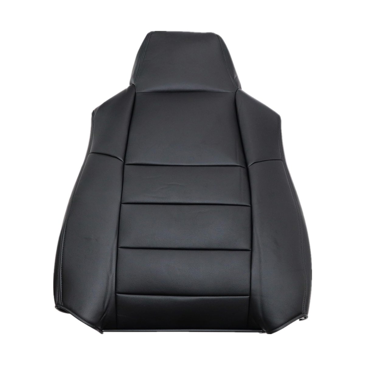 Front Driver Side Back Replacement Seat Cover Microfiber Leather Black Ford F250 F350 F450 F550 2002 2007 Custom Fit For Lariat