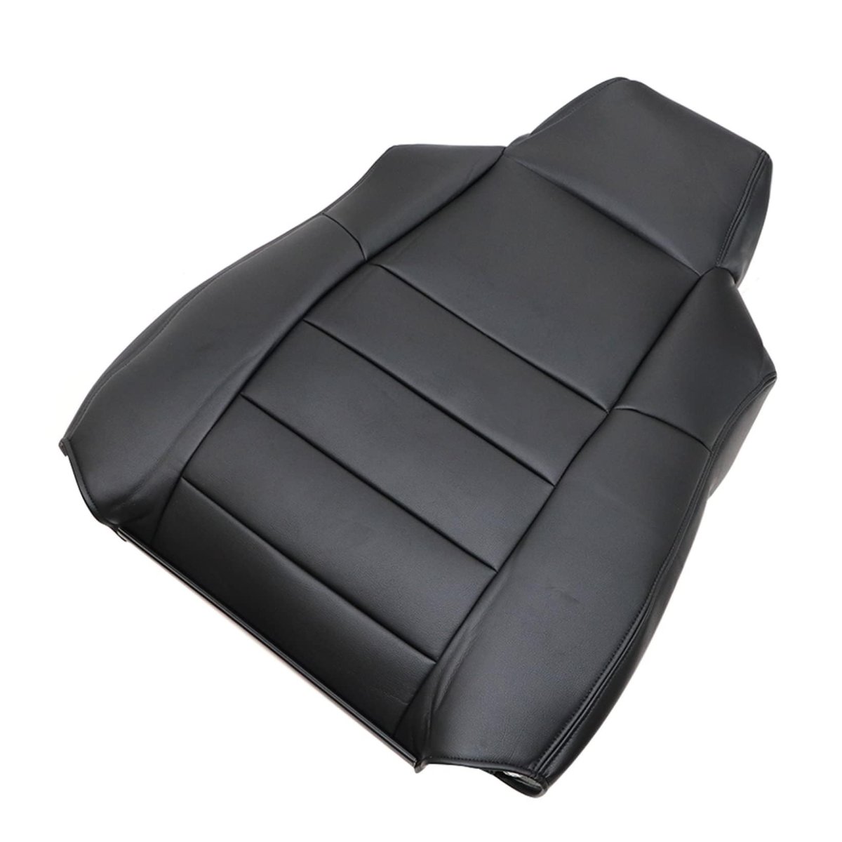 Front Driver Side Back Replacement Seat Cover Microfiber Leather Black Ford F250 F350 F450 F550 2002 2007 Custom Fit For Lariat