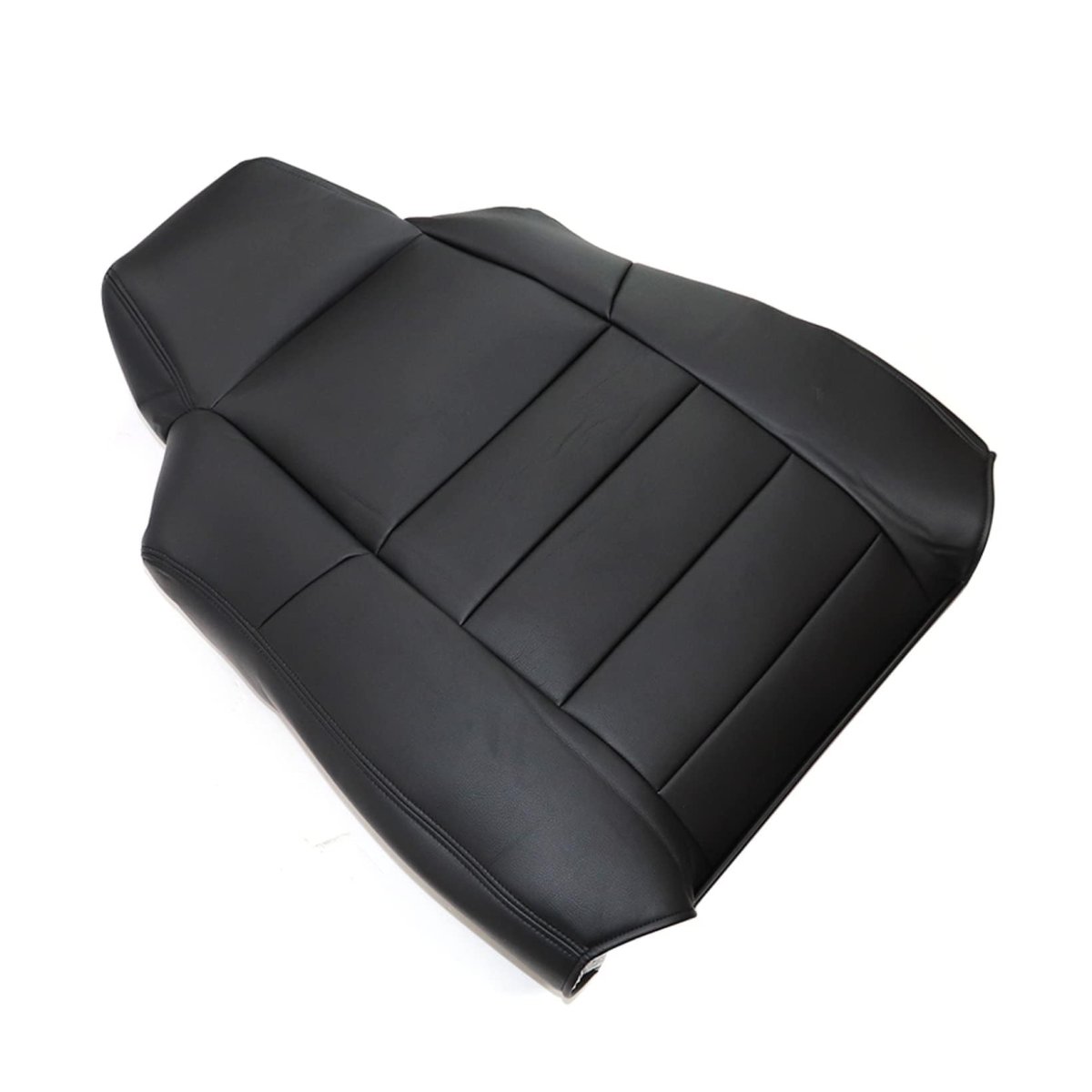 Front Driver Side Back Replacement Seat Cover Microfiber Leather Black Ford F250 F350 F450 F550 2002 2007 Custom Fit For Lariat