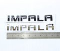 Yoaoo 2x Oem Fender Impala Nameplate Letter Emblems 3d Logo Badges Glossy For Chrome 22743583