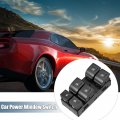 X Autohaux 1 Pcs Front Left Driver Side Door Window Switch For Chevrolet Colorado 2015-2022 23427098 Plastic Metal Black