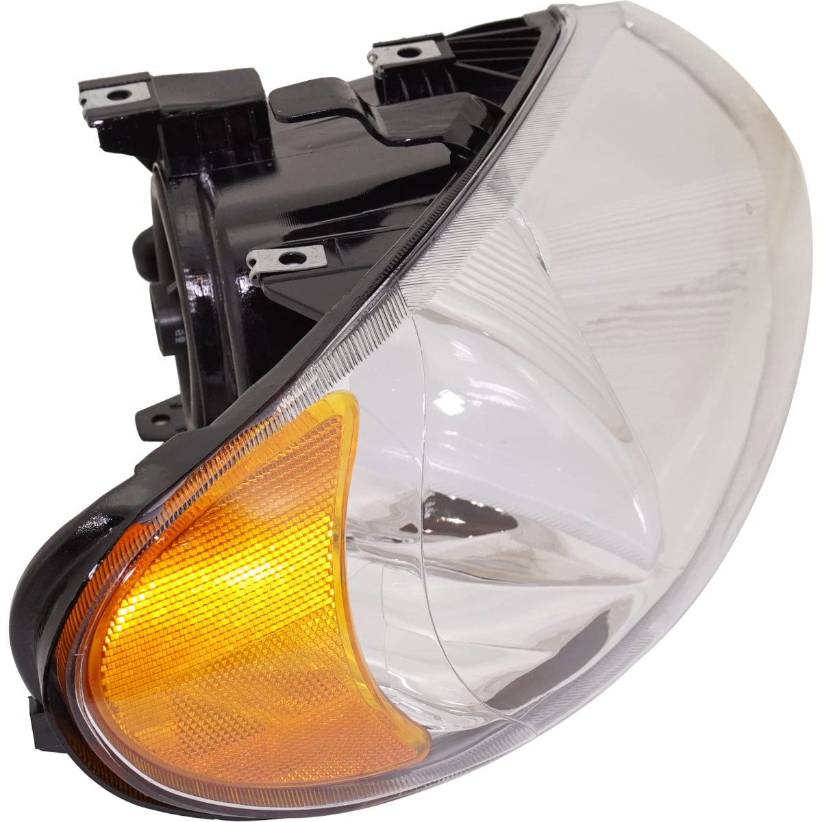Passenger Side Headlight With Halogen Bulbs For 2001 2007 Chrysler Town And Country 113 In Wheelbase Without Turn Signal Light
