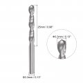 Uxcell Solid Carbide Drill Bits 3 3mm C2 K20 Tungsten Jobber Straight Shank Drilling Tool For Stainless Steel Aluminum Iron