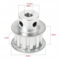 Uxcell Aluminum 12 Teeth 5mm Bore 5 08mm Timing Belt Pulley For 10mm
