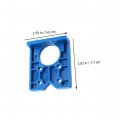 Homsfou 1 Set Hole Locator Puncher Hinge Plug Cutter Woodworking Drill Bit Jigs Tool Positioner Fixture Concealed Barrel