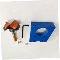 Homsfou 1 Set Hole Locator Puncher Hinge Plug Cutter Woodworking Drill Bit Jigs Tool Positioner Fixture Concealed Barrel