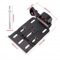 Motorcycle License Plate Frame Fydun Aluminum Alloy Side-mount Holder Bracket With Led Modification Accessory Fits For 883