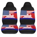 American Cambodia Flag Car Front Seat Covers Set Of 2 Washable Breathable Vehicle Cushion Protector For Sedan Truck Automotive