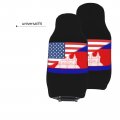 American Cambodia Flag Car Front Seat Covers Set Of 2 Washable Breathable Vehicle Cushion Protector For Sedan Truck Automotive