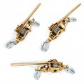 2 Ton Power Puller Come Along Winch Dual Gear Chain Hoist Chain Come Manual Lever Hand Cable W Hookss Heavy Duty Gear 