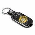 Ipick Image For Dodge Super Bee In Yellow Led Printed On Real Black Forged Style Carbon Fiber Tag Shape Key Chain Keychain