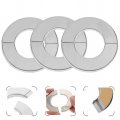 Tehaux 3pcs Decorative Faucet Cover Water Spigot Slap On Hole Cap Fire Sprinklers Wall Flange Pipe Cover Shower Covers For