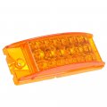 Ocpty 21led Side Marker Light 8pcs Amber Trailer Lamp Stop Turn Tail Fit For Boats Van Truck Pickups 12v Waterproof Signal