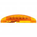 Ocpty 21led Side Marker Light 8pcs Amber Trailer Lamp Stop Turn Tail Fit For Boats Van Truck Pickups 12v Waterproof Signal