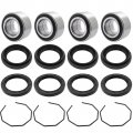 Wheel Hub Bearings Seals Kit Front Rear For Arctic Cat 250 300 400 500