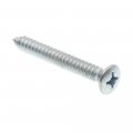 Prime-line Sheet Metal Screws Self-tapping Oval Head Phillips Drive 14 X 2 In Zinc Plated Steel 25 Pack 