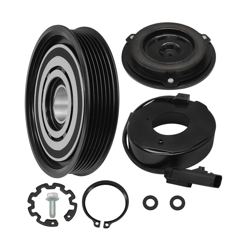Ac Compressor Clutch Assembly Kit For Chrysler Voyager 2001 2003 Dodge Caravan And Grand 2007 Town Country 10s20h