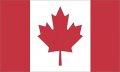 Stickertalk Canada Flag Vinyl Sticker 5 Inches By 3 