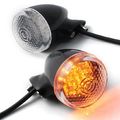 4x 6mm Motorcycle Accessories Black Racing 18 Led Turn Signal Light Indicator Lens Blinker Universal For Suzuki Honda Kawasaki