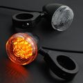 4x 6mm Motorcycle Accessories Black Racing 18 Led Turn Signal Light Indicator Lens Blinker Universal For Suzuki Honda Kawasaki