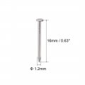 Uxcell Small Tiny Hardware Nails Carbon Steel 1 2x16mm Dxl For Diy Decorative Wooden Boxes Accessories Silver Tone 1000pcs