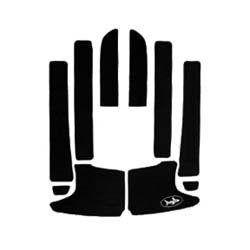 Traction Mat Kit For Kawasaki 900 And 1100 Stx 1997 To 2000 Sts 2001 2002 Black Eva Foam With Pressure Sensitive Adhesive 0 25