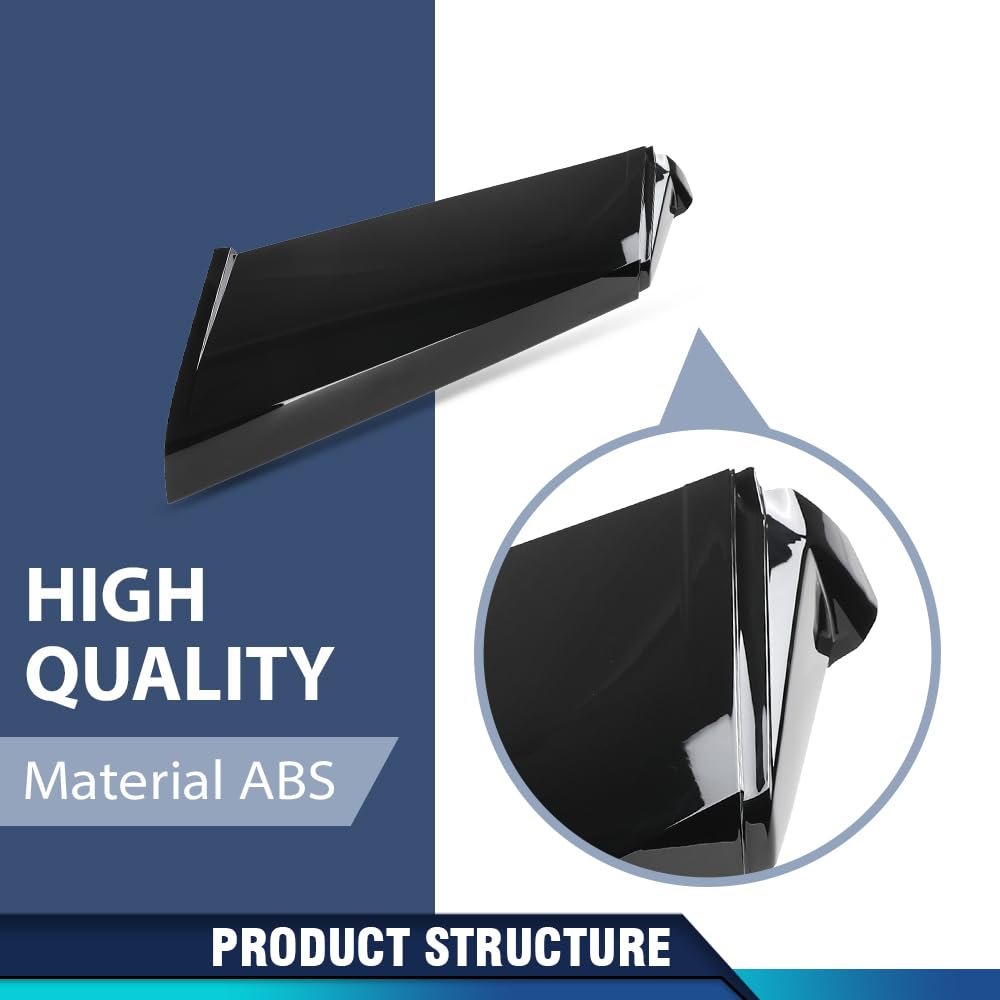 Rear Outside D Pillar Finish Molding Trims Left Right For Land Rover Range L405 2013-2021 Lr102624 Lr102625 Glossy Black