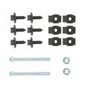 Front Leaf Spring Bracket Mounting 16pc Eye Bolts J-clips Replacement For Camaro Firebird Nova 1967-1981 K00038-eb