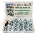 120pc Maintenance Bolt Kit For Kawasaki Tecate Atv Kxf250 Quad 84-88 4 Wheel And 82-85 Klt200 Klt250 Kxt250 3 Wheeler 