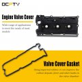 Ocpty Valve Cover Gasket Set Covers Replacement Fit For Nissan Frontier Pathfinder Xterra 4 0l 2005-2017