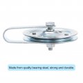 Uxcell 1 Set Garage Door Pulley 108mm 4 Inch Od Cable For System Silver Tone
